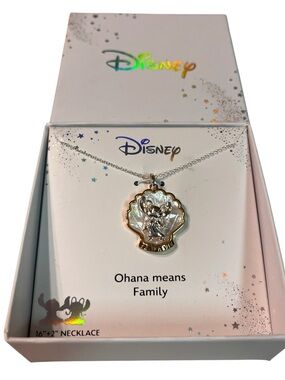 Disney Ohana Means Family Pendant Necklace 
16 - 18” 
New